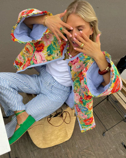 Stylische Kunstlederjacke