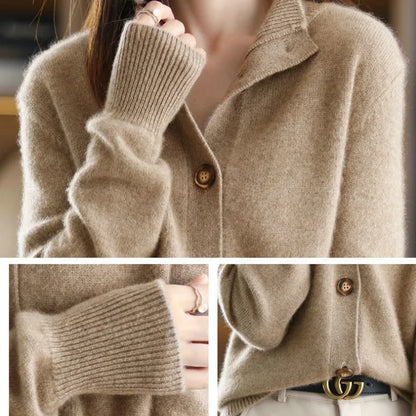 Stylischer Cardigan Damen Modell - IdealeKleiden