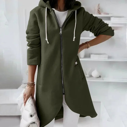 Stylischer Cardigan Kapuze Frauen