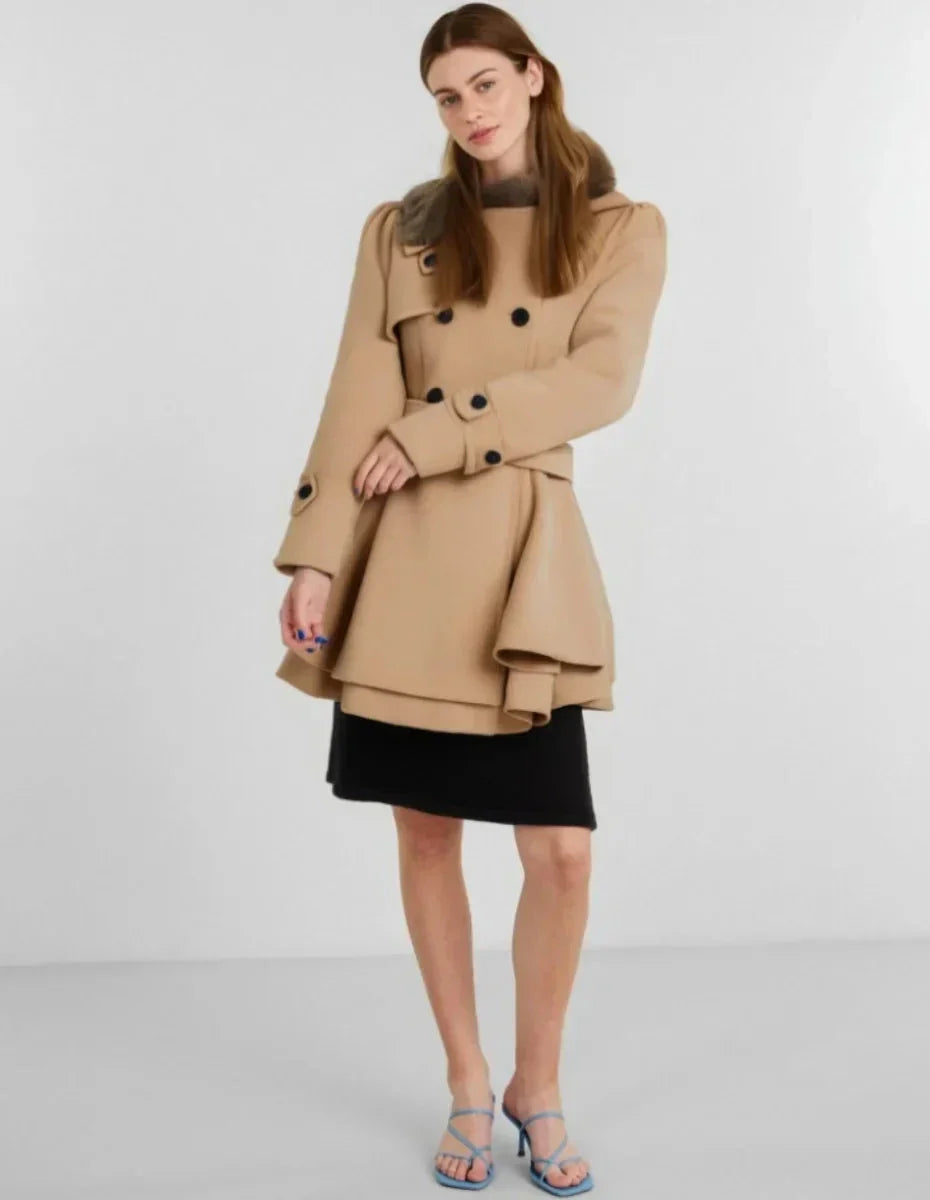 Damen Trenchcoat Slim Fit Elegant - IdealeKleiden
