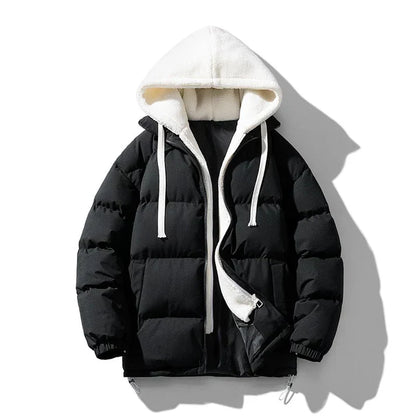 Herren Lederjacke Stehkragen Style - IdealeKleiden