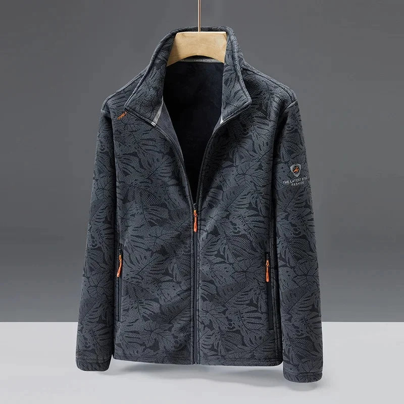 Weiche Fleecejacke mit Hoher Kragen und Reißverschluss
