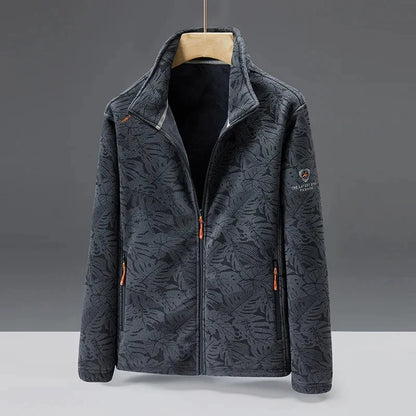 Weiche Fleecejacke mit Hoher Kragen und Reißverschluss