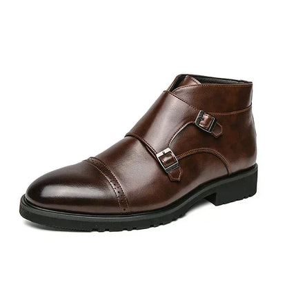 Herrenstiefel Robust Mit Doppel-Schnalle
