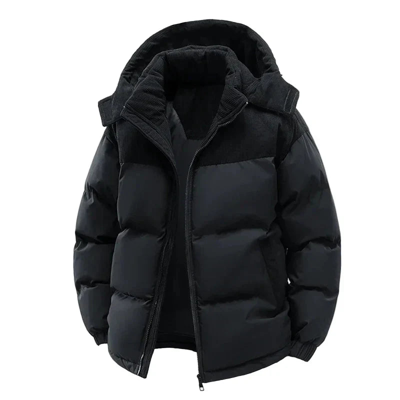 Wintersteppjacke Damen - Warme Outdoorjacke mit Kapuze