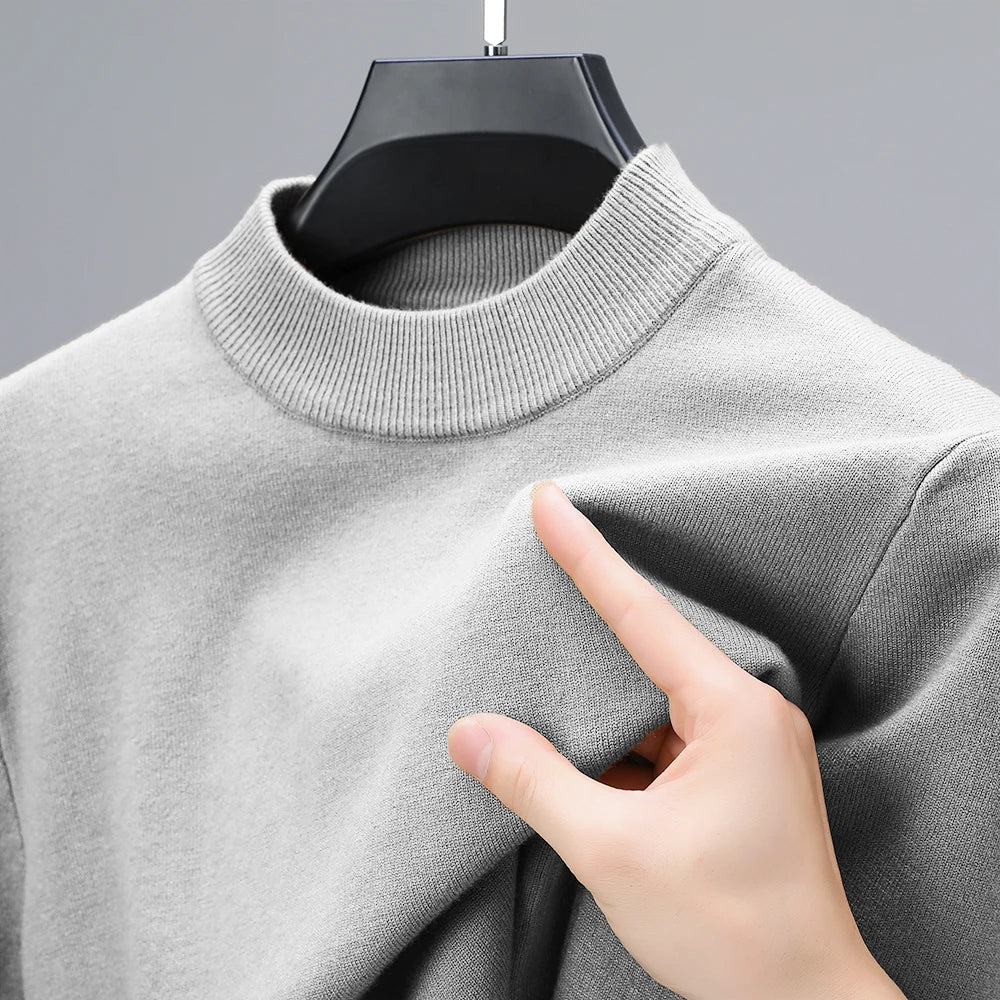 Bequemer Herren Pullover Gestrickt