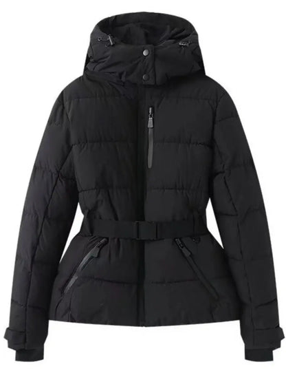 Damen Winter-Parka Jacke Warm Kapuze