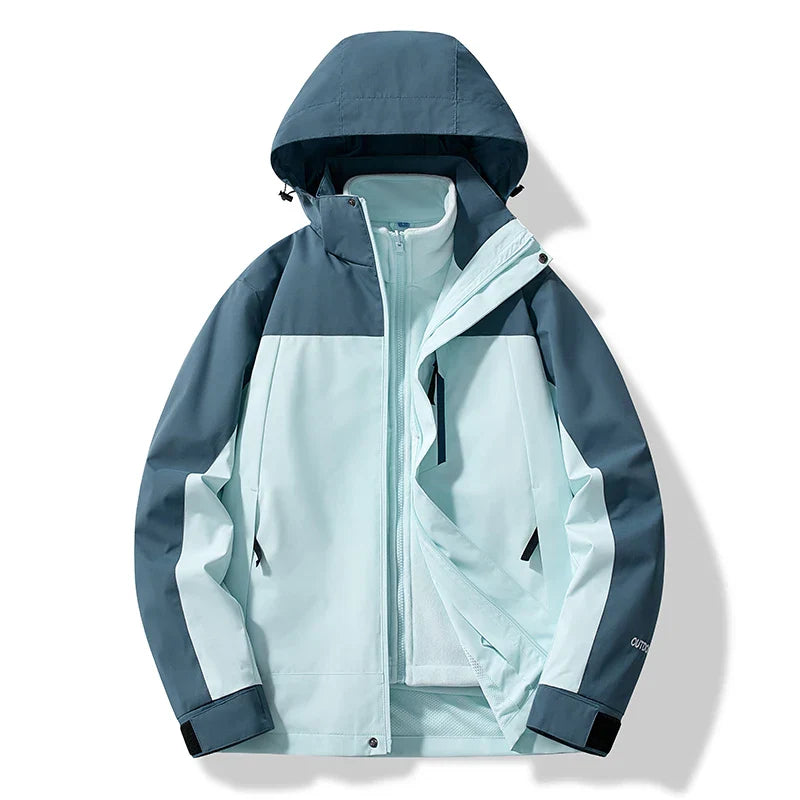 Herren Winterjacke Warm Kapuze Outdoor - IdealeKleiden