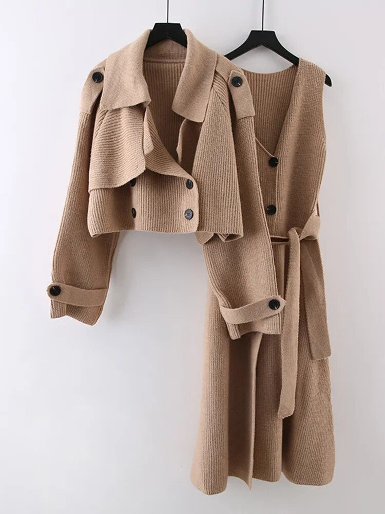 Stilvolles 2-teiliges Set Jacke und Kleid