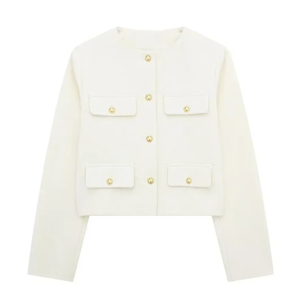 Stilvolle Damenblazer Kurz Elegant