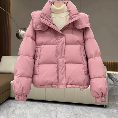 Lena Damen Steppjacke Lässig Baumwolle