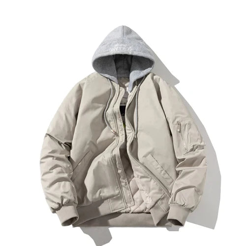 Leder-Bomberjacke Cavan Stil