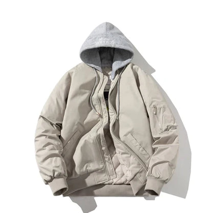 Leder-Bomberjacke Cavan Stil