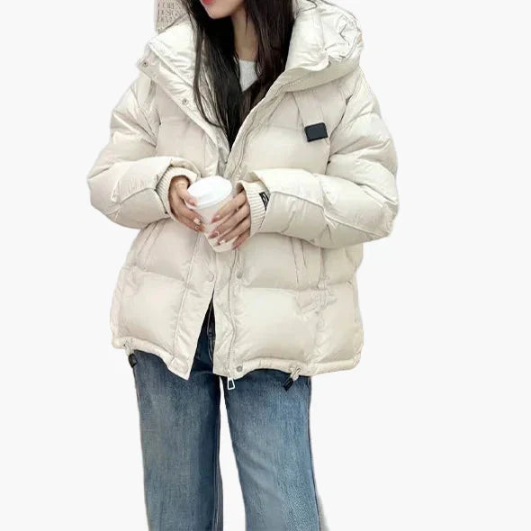 Wintersteppjacke Damen Kapuze