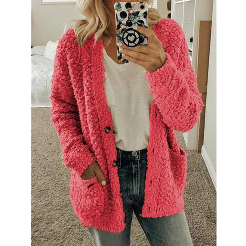 Damenschal Fleece Weste Warm