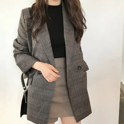 Stilvoller Blazer mit Karomuster