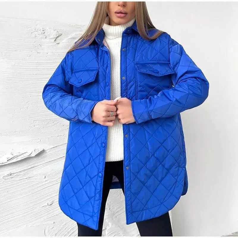 Herbstjacke Stilvoll Damen, Große Taschen Praktisch