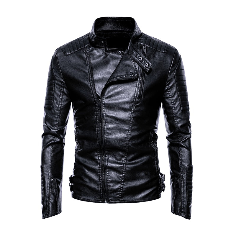 Ryan Storm Lederjacke Biker Stil