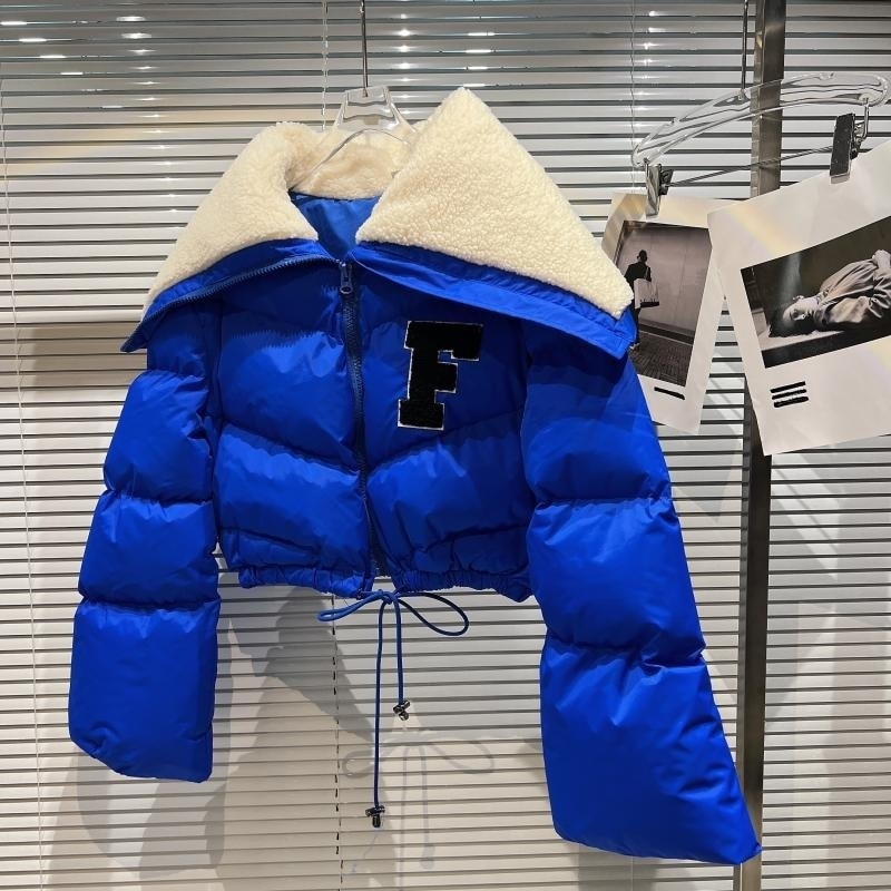 Retro Parka Cropjacke Frauen