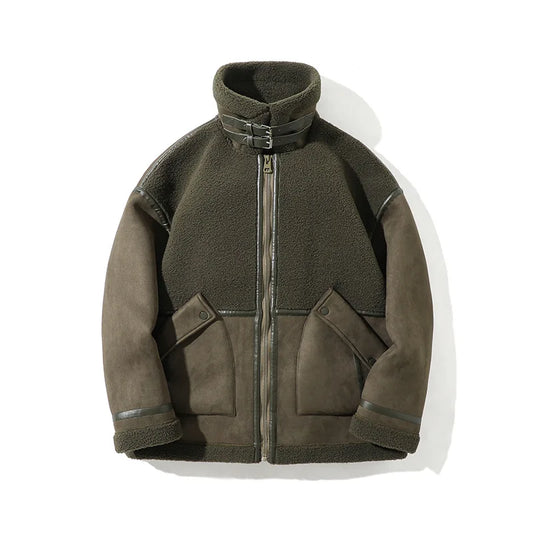 Lederjacke Aviator Style Hunter Look - IdealeKleiden