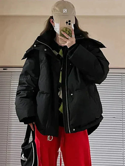 Warm gepolsterte Winterjacke Damen
