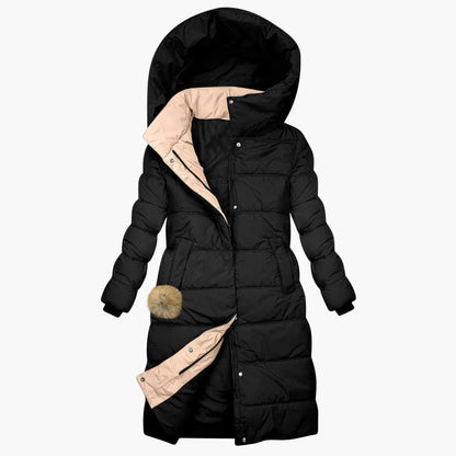 Winter Steppmantel Damen | Langer, Winddichter Parka Mantel