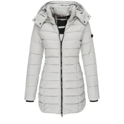 Lara - Warme Daunenjacke Lang Wintermantel