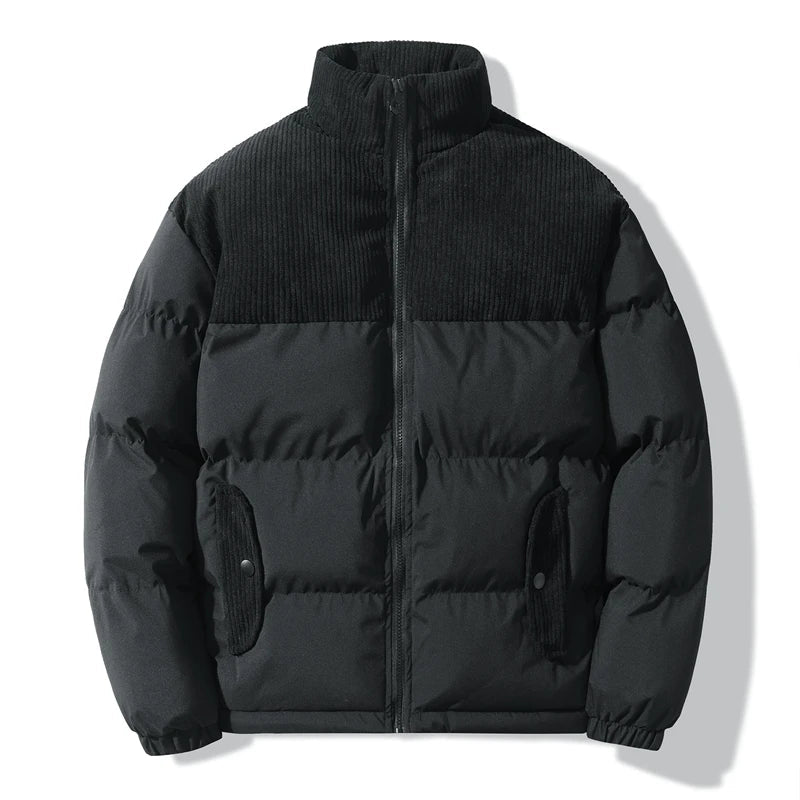 Modische Steppjacke mit Kordelzier