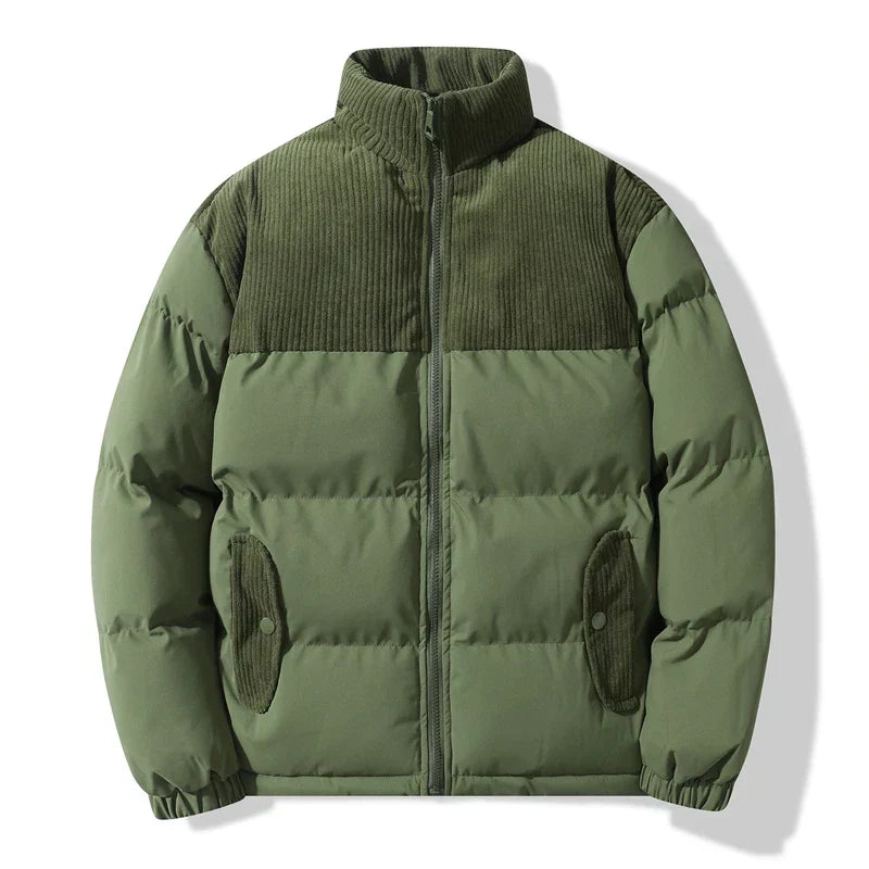 Gepolsterte Unisex-Jacke Corduroy Style