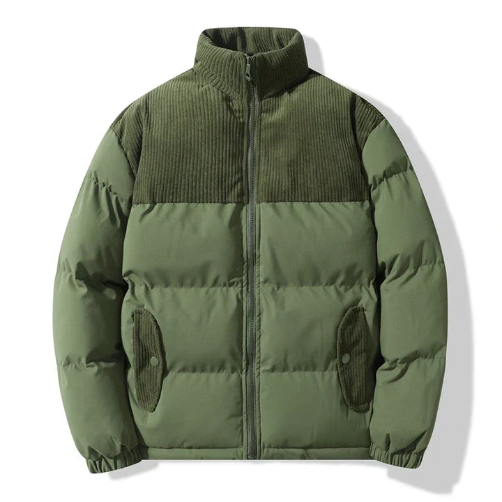 Gepolsterte Unisex-Jacke Corduroy Style