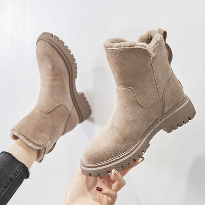 Stilvolle Lederstiefeletten Damen Eleganz