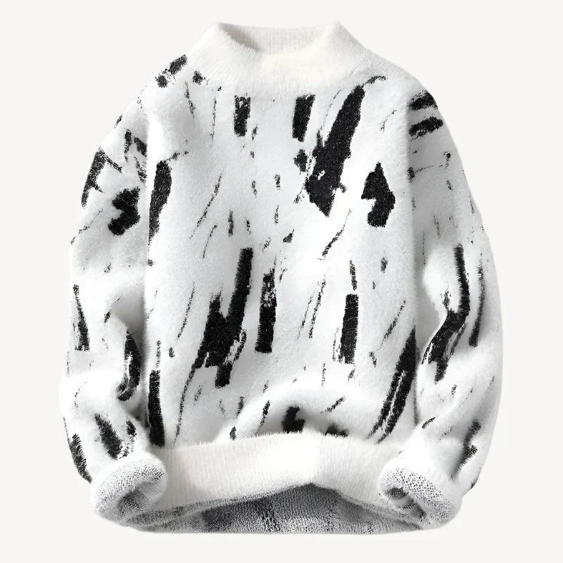 Stylischer Strickpullover Herren Modern Gemütlich - IdealeKleiden