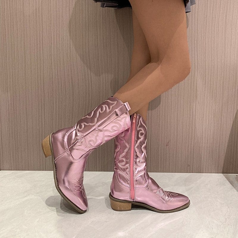 Stylische Cowboy Stiefel Damen