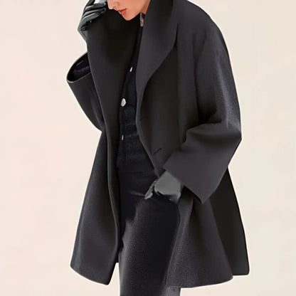 Damen Wintermantel Modern Strukturlook