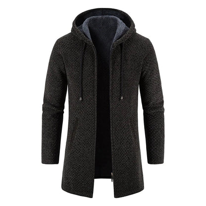 Warme Winterjacke Dickes Fleece Innenausstattung