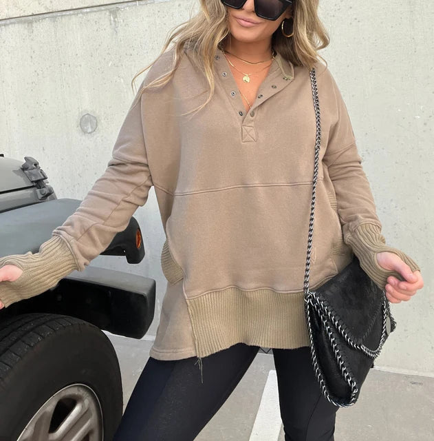 Bequeme Damenjacke Mit Taschen Großzügig - IdealeKleiden