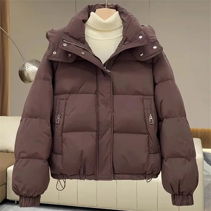 Lena Damen Steppjacke Lässig Baumwolle - IdealeKleiden