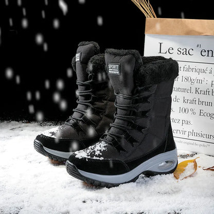 Wasserdichte Winterstiefel Bis Zum Knöchel Warm Schneestiefel
