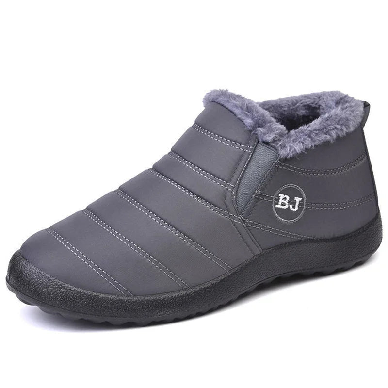 Warme Stiefeletten Gequiltet Wasserdicht Plüsch Innensohle
