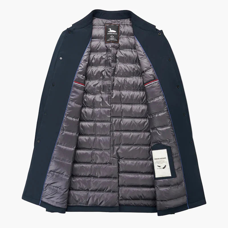 Stilvolle Übergangsjacke Stehkragen - Eleganter City Mantel - IdealeKleiden