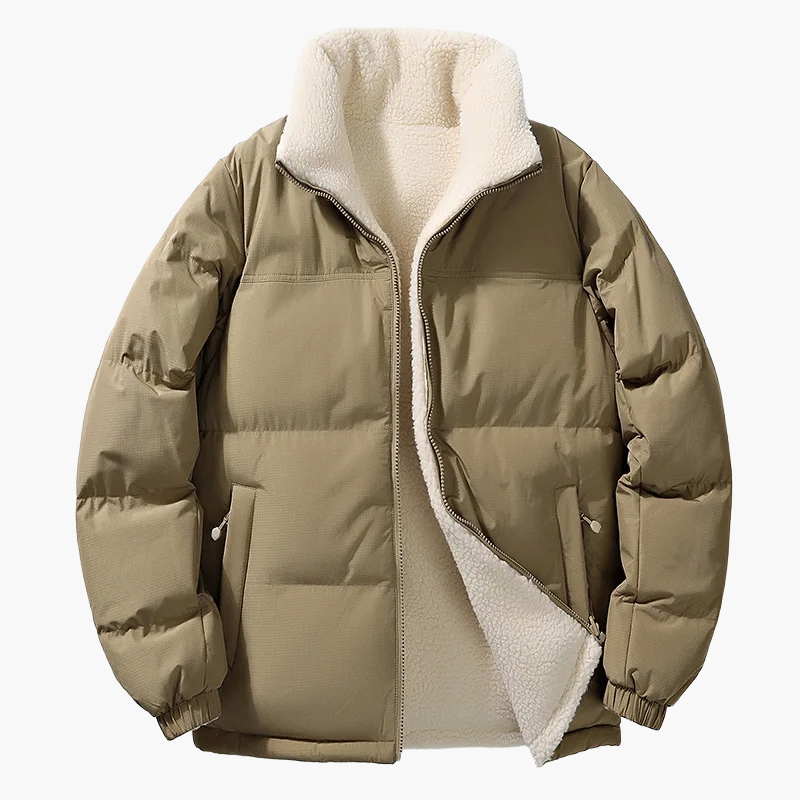 Winter Steppjacke Fleece Innenfutter Warm