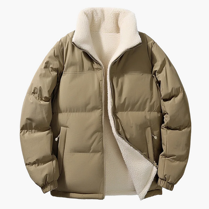 Winter Steppjacke Fleece Innenfutter Warm