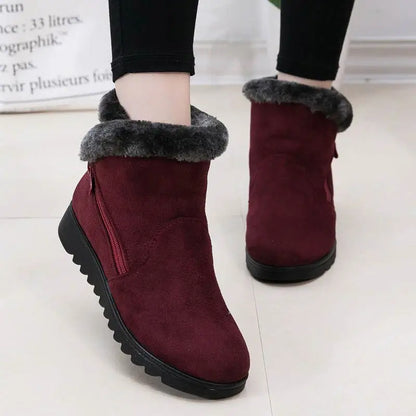 Warme Winterstiefel Plüschfutter Rutschfest