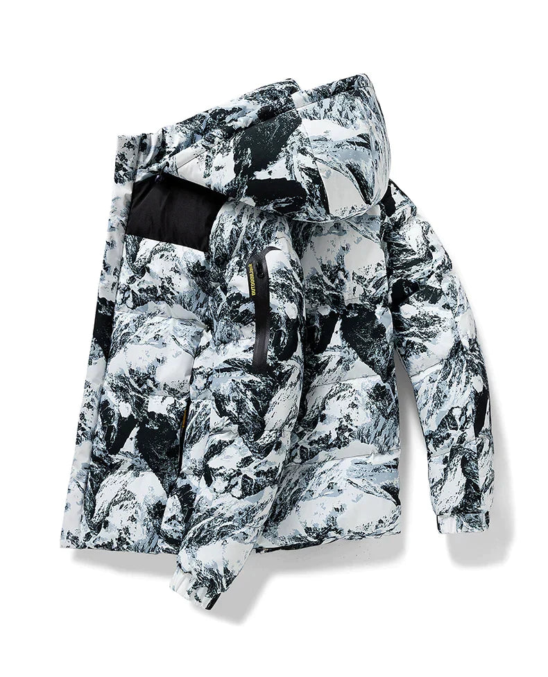 Militär Steppjacke Tarnmuster