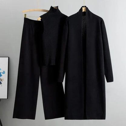 Damen Hosen-Set 3-teilig Bequem und Elegant