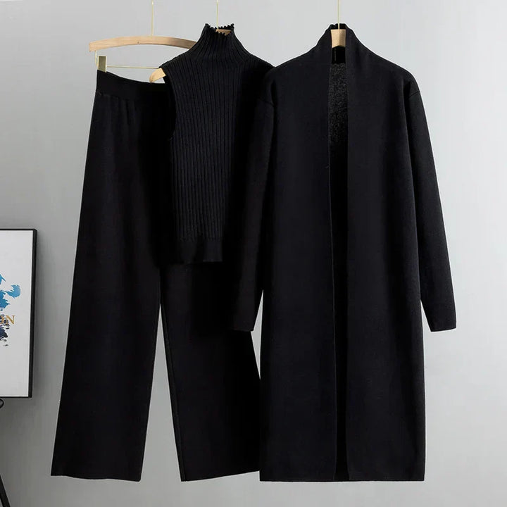 Damen Hosen-Set 3-teilig Bequem und Elegant