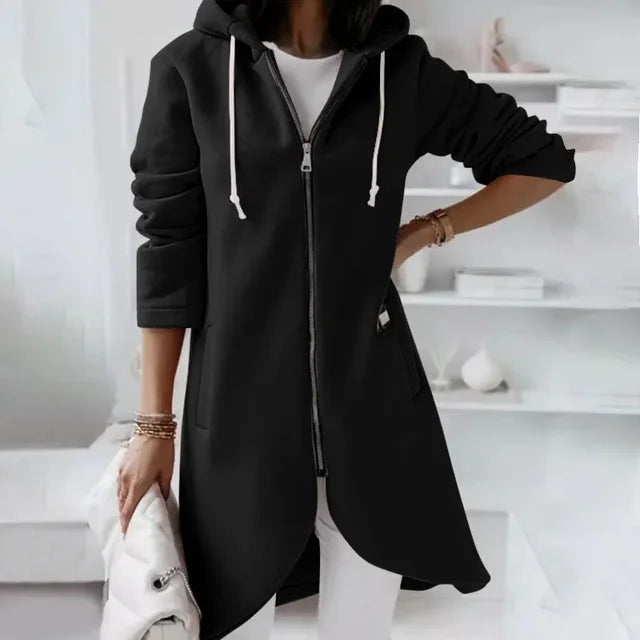 Stylischer Cardigan Kapuze Frauen