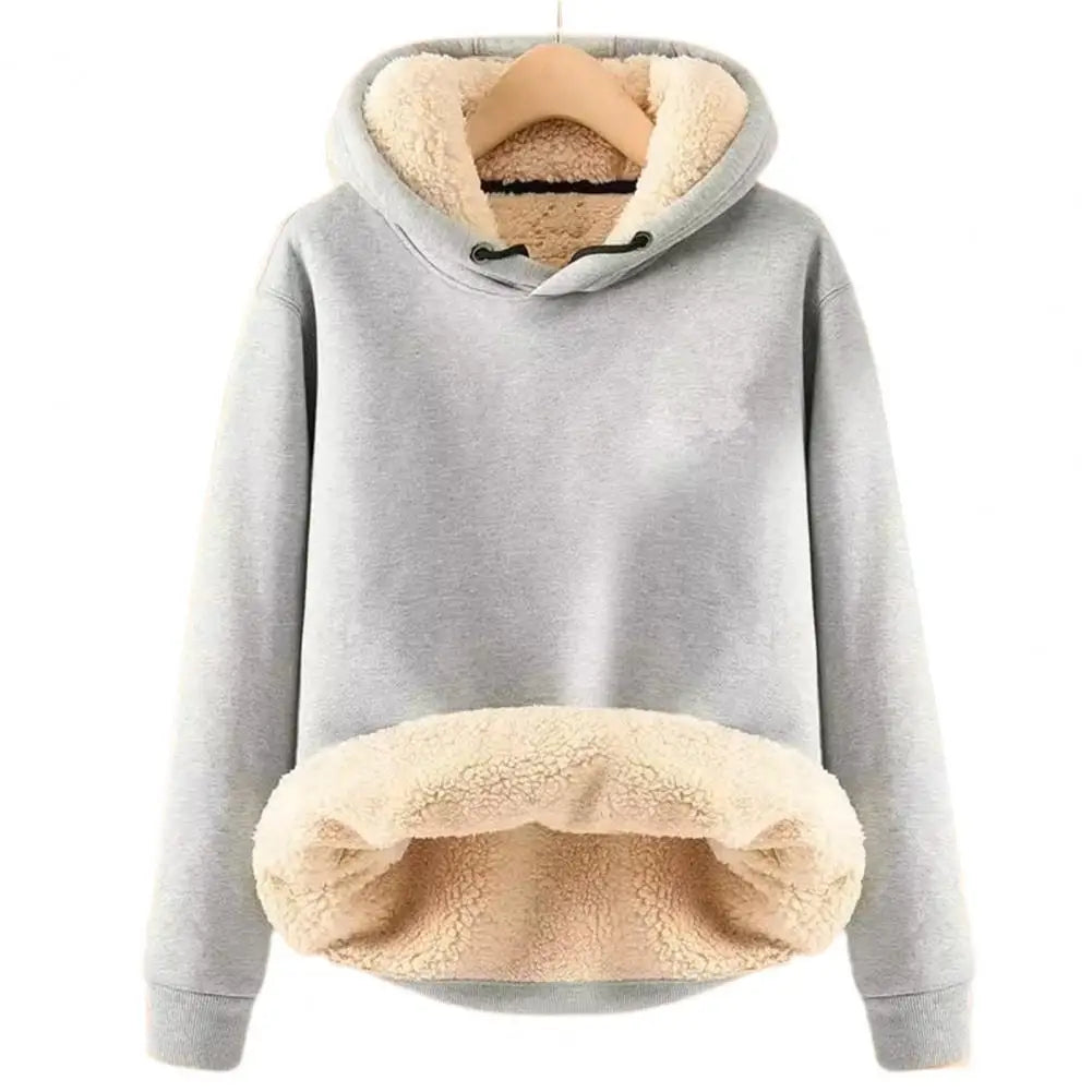 Warmes Hoodie Frau Weich Fleece