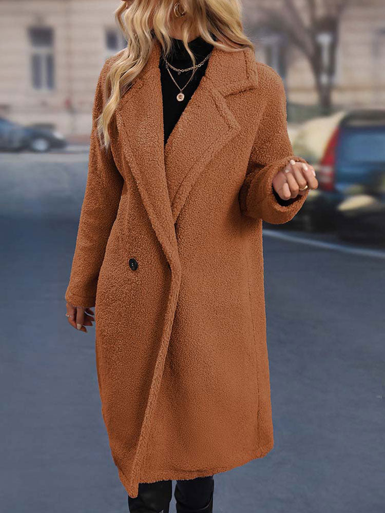 Kunstleder Kleid Herbst Winter Chic