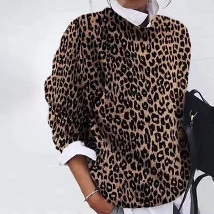 Stilvoller Blumenpullover Frauen